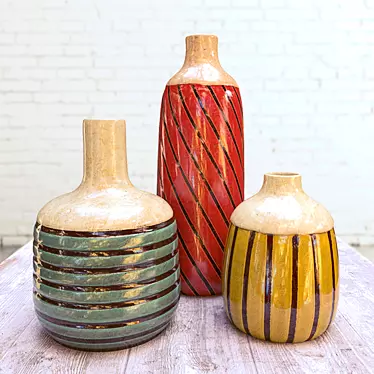 Rio Franco Ceramic Vases - Set of 3