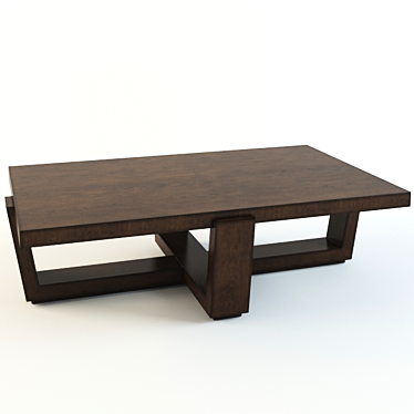 Elegant Esplanade Coffee Table 3D model image 1 