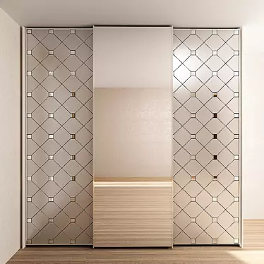 Italian Wardrobe: Sleek and Spacious 3D model image 1 