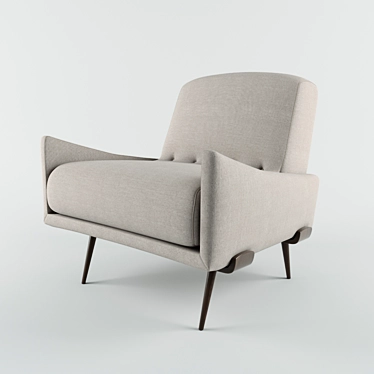 Modern Comfort-Plus Sofa Armchair 3D model image 1 