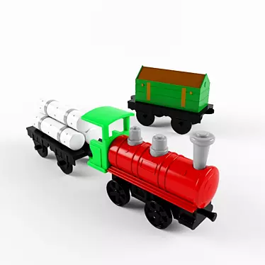 Polytrain: Endless Fun on Tracks 3D model image 1 