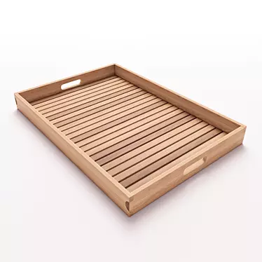 Sleek Azteck Tray: Modern Functionality & Style 3D model image 1 