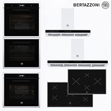 Bertazzoni Kitchen Appliance Set 3D model image 1 