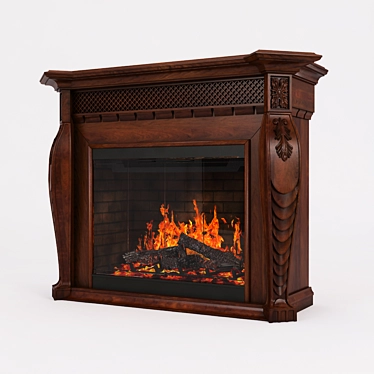 Dimplex Vienna Fireplace 2kW Power 3D model image 1 