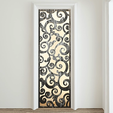 Elegant Decorative Partitions 3D model image 1 