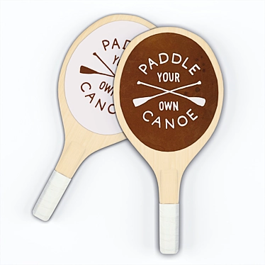 Caramel Baby & Child Table Tennis Rackets 3D model image 1 