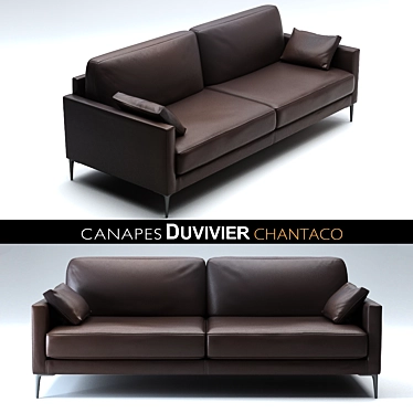 Luxury Chantaco Sofa: Timeless Elegance 3D model image 1 