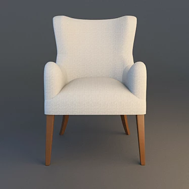 Premium Lounge Chair James F 3D model image 1 