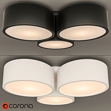 Modern Chic Ceiling Chandelier CERCHI 1515-6C 3D model image 1 