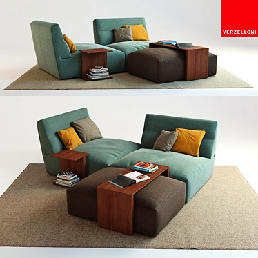 Verzelloni Joe Sofa: Italian Elegance 3D model image 1 