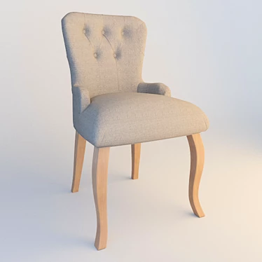 Elegant Mary Chair | Stylish Seating Solution 3D model image 1 