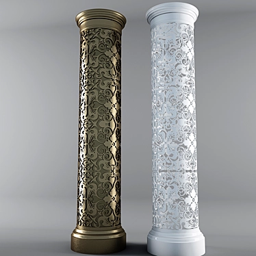 Timeless Elegance: Classic Column 2 3D model image 1 