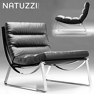 Natuzzi Cammeo: Elegant Comfort for Your Home 3D model image 1 