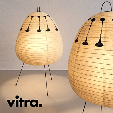 Akari 1AD: Stylish and Sleek Lighting 3D model image 1 