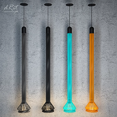 Colorful dRit Lamp - 1500mm 3D model image 1 