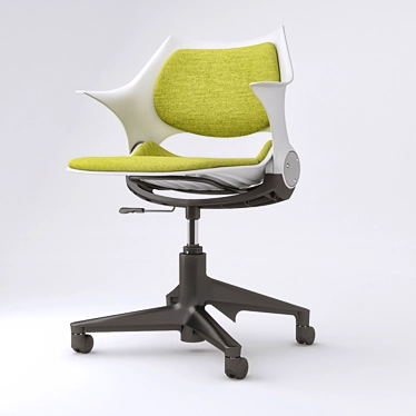 Sleek Steelcase Rocky Chair 3D model image 1 
