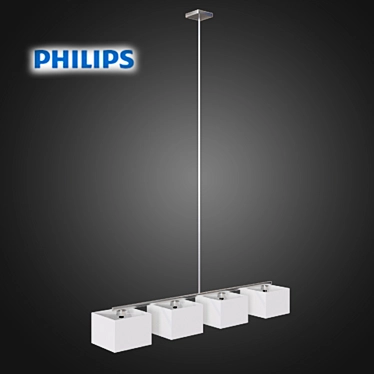 Elegant Philips Ely Pendant Lighting 3D model image 1 