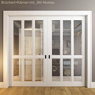Elegant Doors by Brüchert + Kärner 3D model image 1 