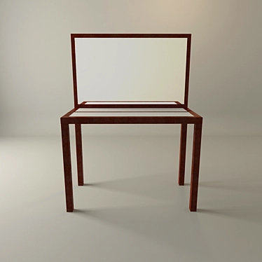 Modern Rustic Dresser 3D model image 1 