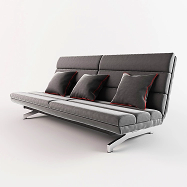 Stream Sofa Bed: Modern Comfort at its Best! 3D model image 1 