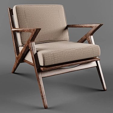 SOTO Cozy Lounge Chair 3D model image 1 