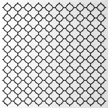 Tile Panel Grille 3D model image 1 