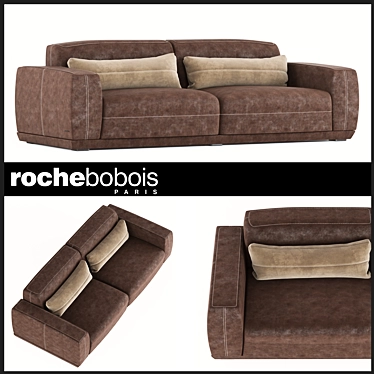 Title: Luxurious DUPLEX Sofa by Roche Bobois 3D model image 1 