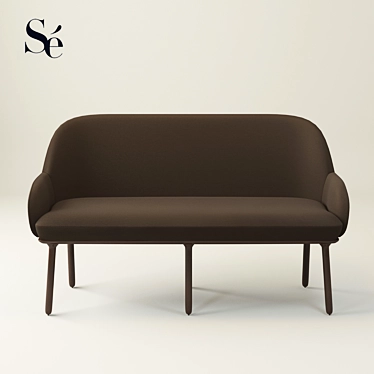 Beetley Bench: Elegant and Stylish Seating 3D model image 1 