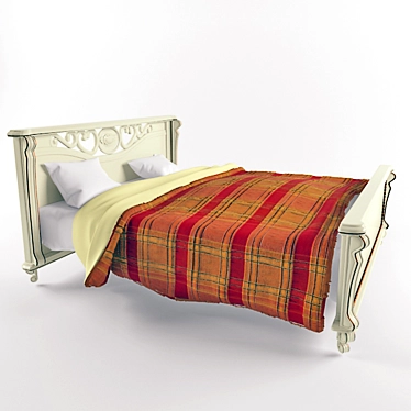 Victoria Bed - Made in Belarus 3D model image 1 