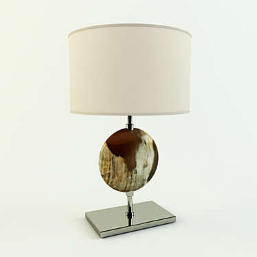 Elegant Arcahorn Table Lamp 3D model image 1 