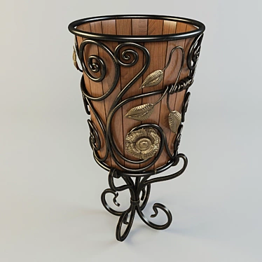 Forged pot, vase