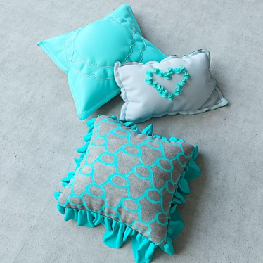 Throw pillow Turquoise