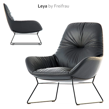 Leya: Elegant Seating byFreifrau 3D model image 1 