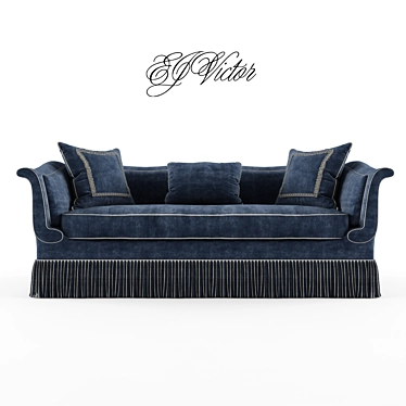 Elegant Julia Gray Belle Epoch Sofa 3D model image 1 