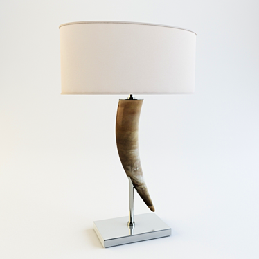 Elegant Arcahorn Table Lamp 3D model image 1 