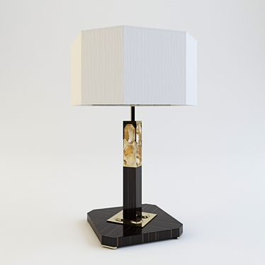 Elegant Arcahorn Table Lamp 3D model image 1 