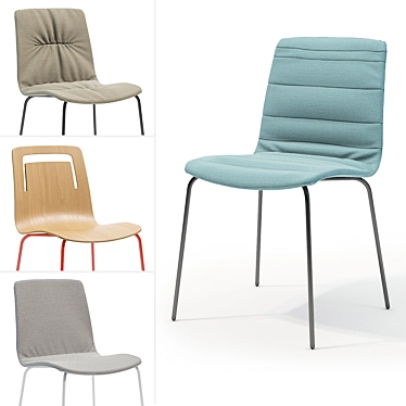 Klip Chair: Innovative Design meets Comfort 3D model image 1 