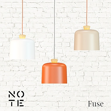 Fusion Porcelain Pendant Lamps 3D model image 1 