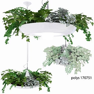 Botanic Glow Pendant Light 3D model image 1 