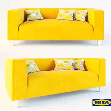 Modern and Compact Ikea Klippan Sofa 3D model image 1 