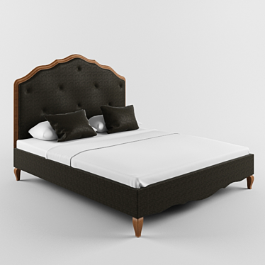 Giorgetti ODILE Bed: Timeless Elegance 3D model image 1 