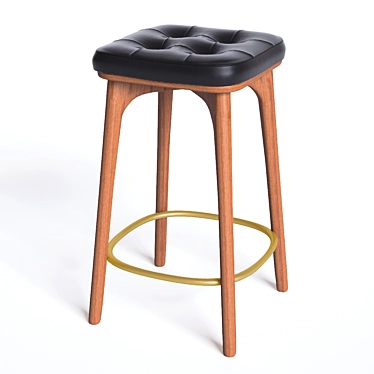 Versatile Utility Stool: H610 3D model image 1 