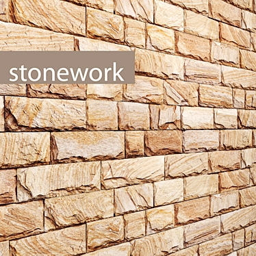 Tiling Stones: Perfect for Masonry 3D model image 1 