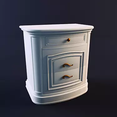 Fancy Nightstand by FERRETTI & FERRETTI 3D model image 1 