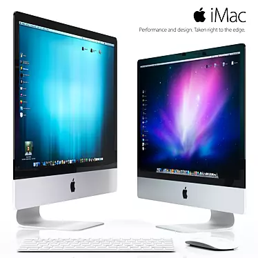 Sleek iMac Design | High Compatibility 3D model image 1 