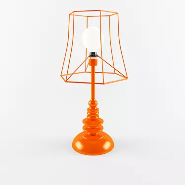 Zelle Table Lamp: Sleek and Stylish Illumination 3D model image 1 