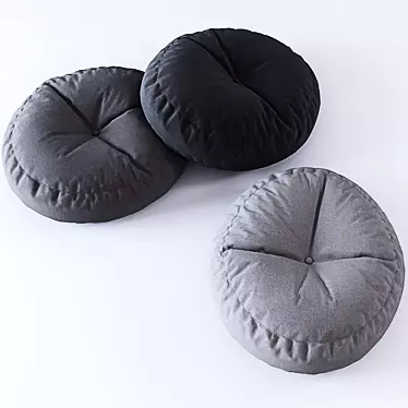 Versatile Pouf: 3 Variations 3D model image 1 