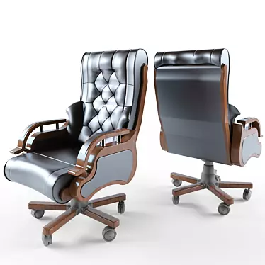 ErgoFlex Office Chair: Optimal Comfort 3D model image 1 