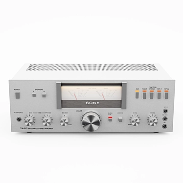 Vintage Sony TA-515 Stereo Amp 3D model image 1 