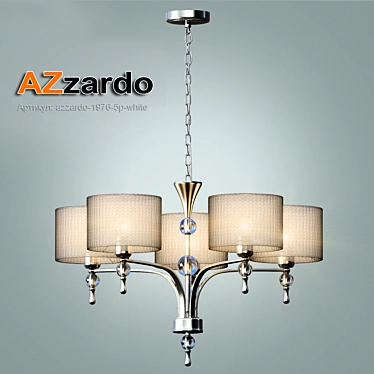 Chandelier Azzardo 1976-5P WHITE Impress